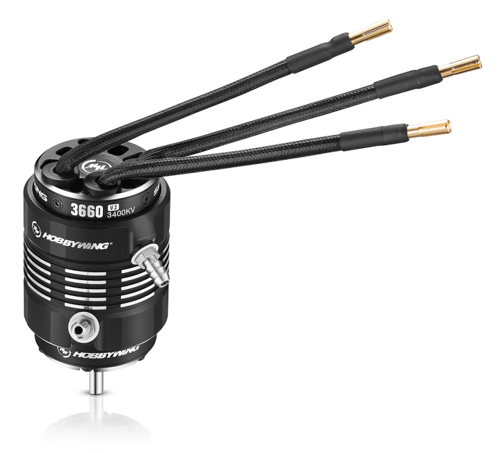 Hobbywing SeaKing 3660SL 3400kV svart V2 Båt 2-3S motor
