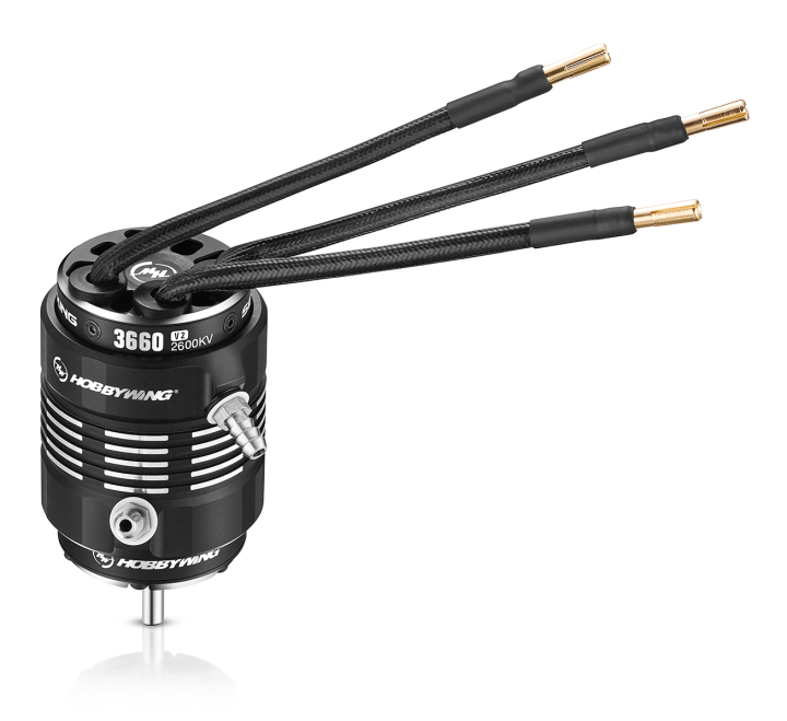 Hobbywing SeaKing 3660SL 2600kV svart V2 Båt 2-4S motor