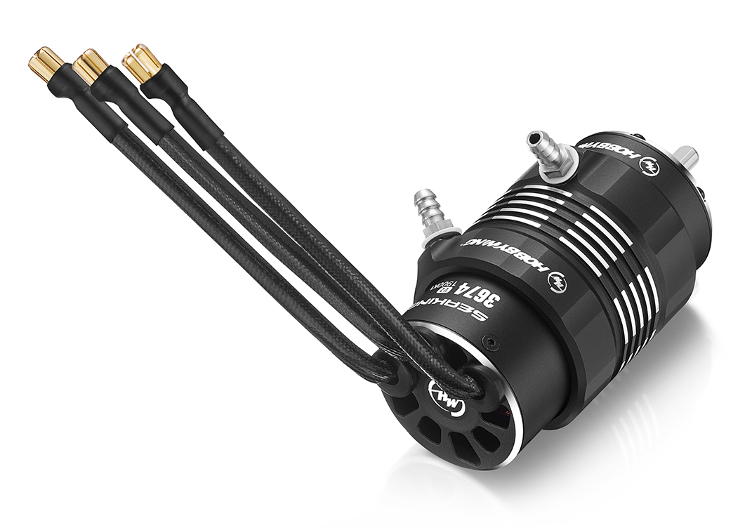 Hobbywing SeaKing 3674SL 1900kV svart V2 Båt 2-6S motor - Bild 4