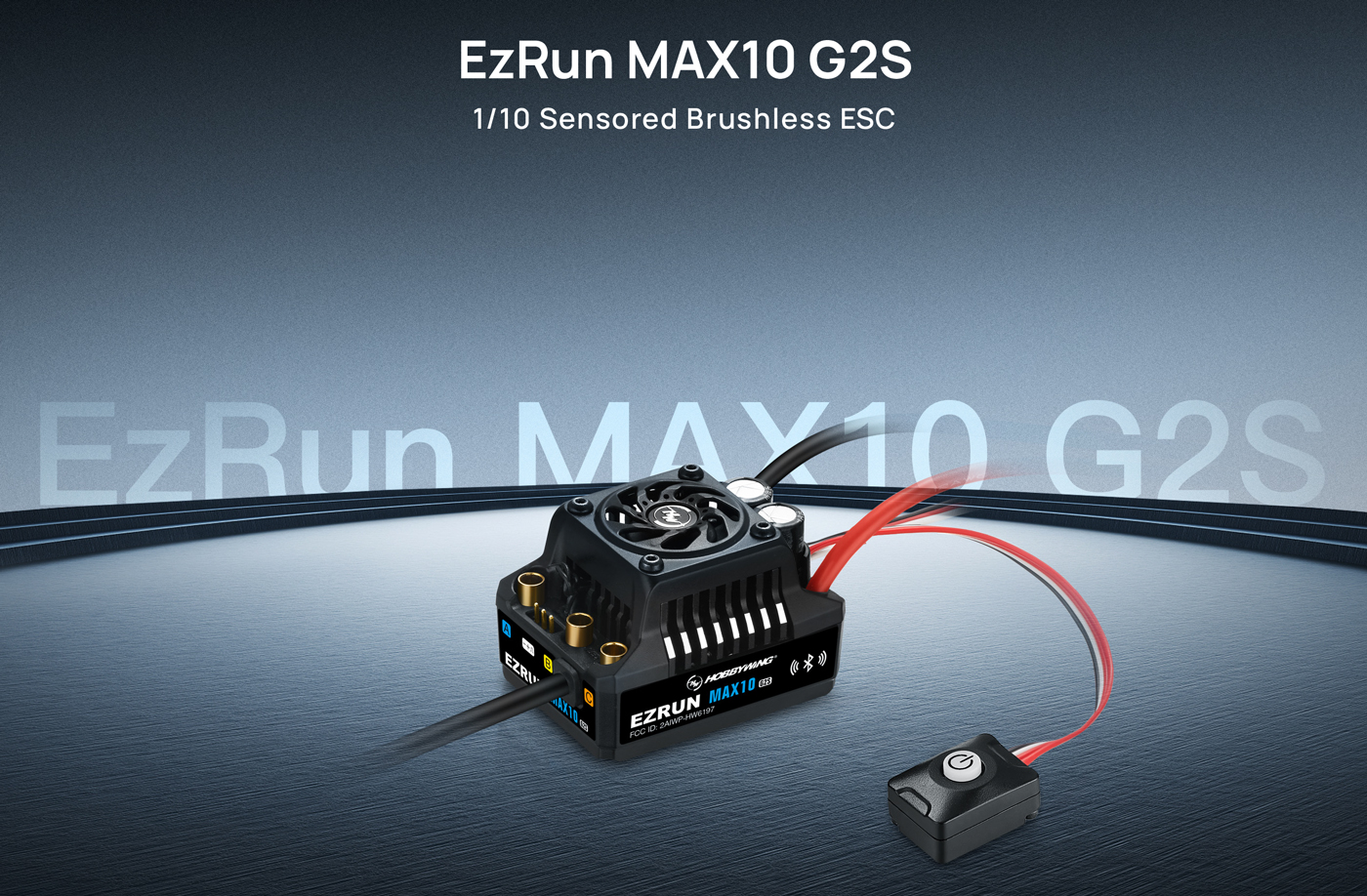 Hobbywing EzRun Combo MAX10 G2S 140A - 3665SD 2400kV svart G3 1/10 - Bild 3