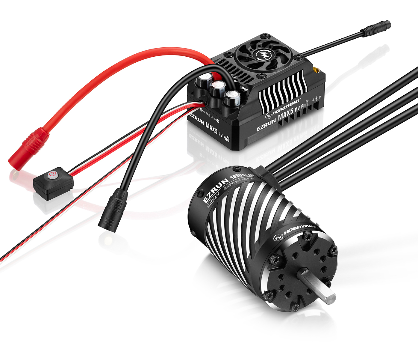 Hobbywing EzRun Combo MAX5 HV Plus G2 - 56118SL 1600kV sensorlös - Bild 2