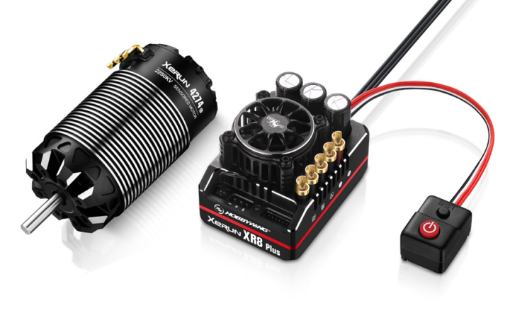 Hobbywing XeRun Combo XR8 Plus G2S 4274SD 2250kV svart G3