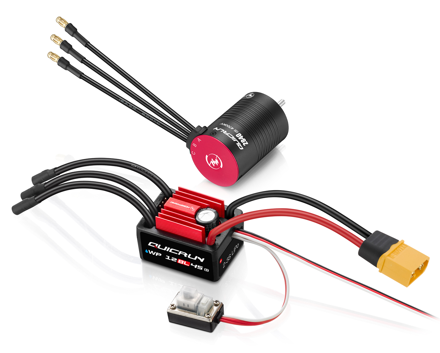 Hobbywing QuicRun Combo WP 12BL45 G2 - 2840SL 4700kV 1/14-1/16 - Bild 2