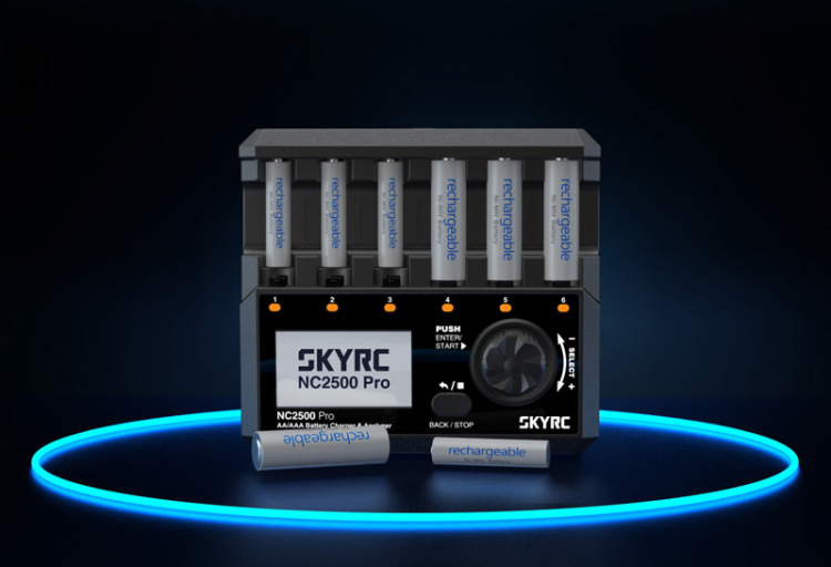 SkyRC NC2500 Pro laddare för AA/AAA NiMH och NiCd - Bild 4