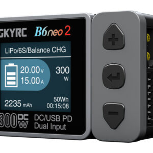 SkyRC B6neo 2 balansladdare 300W 15A – svart/grå