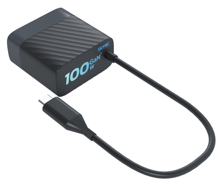 SkyRC PDC100 GaN USB-C PD-nätadapter 100W