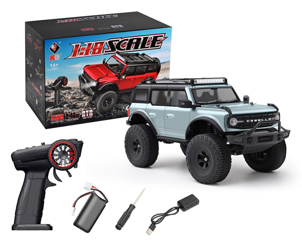 WL 184023 4WD Crawler 1/18 RTR Ljusblå